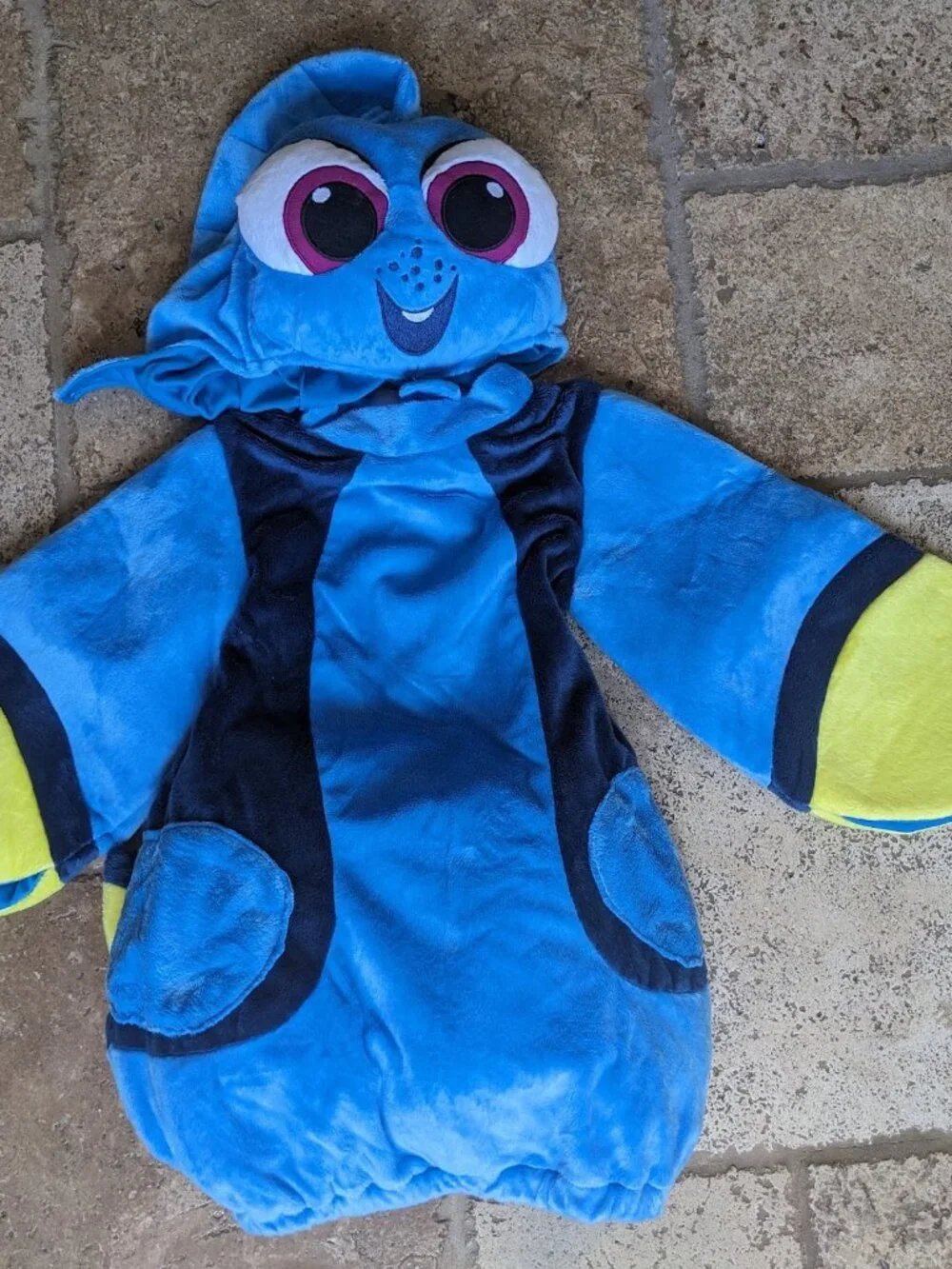 Officially Licensed Disney and Pixar Finding Nemo Infant Dory Costume Size 2T - Picture 2 of 4